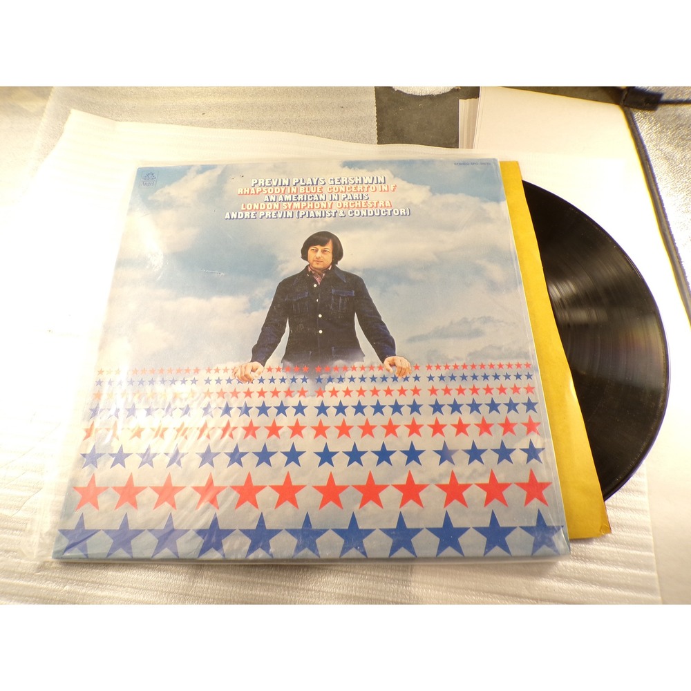 Andre Previn Plays Gershwin Rhapsody in Blue London Symphony Angel Vinyl LP